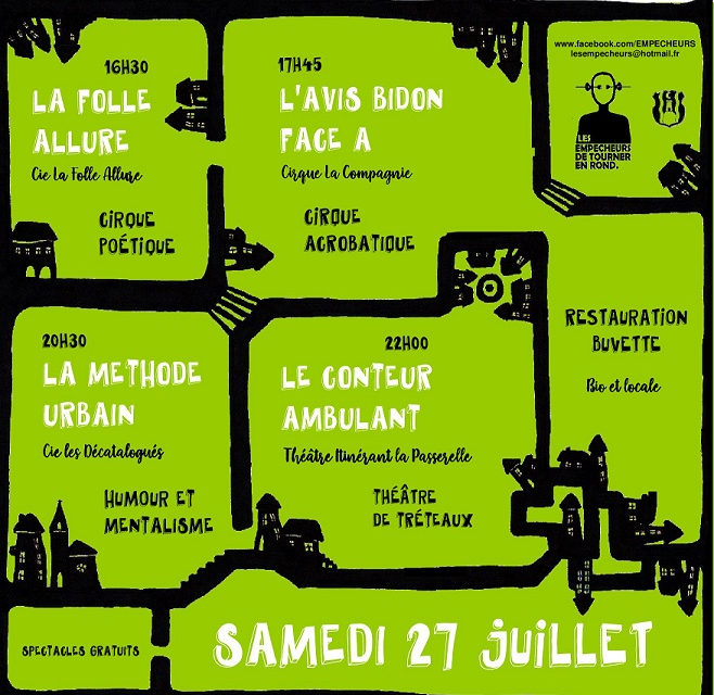 8ème Festival des arts de rue Samedi 27 juillet 2019